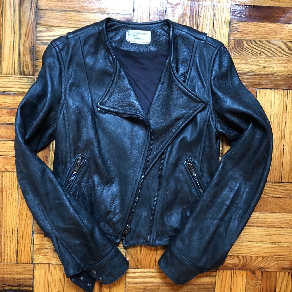 Current Elliot leather jacket